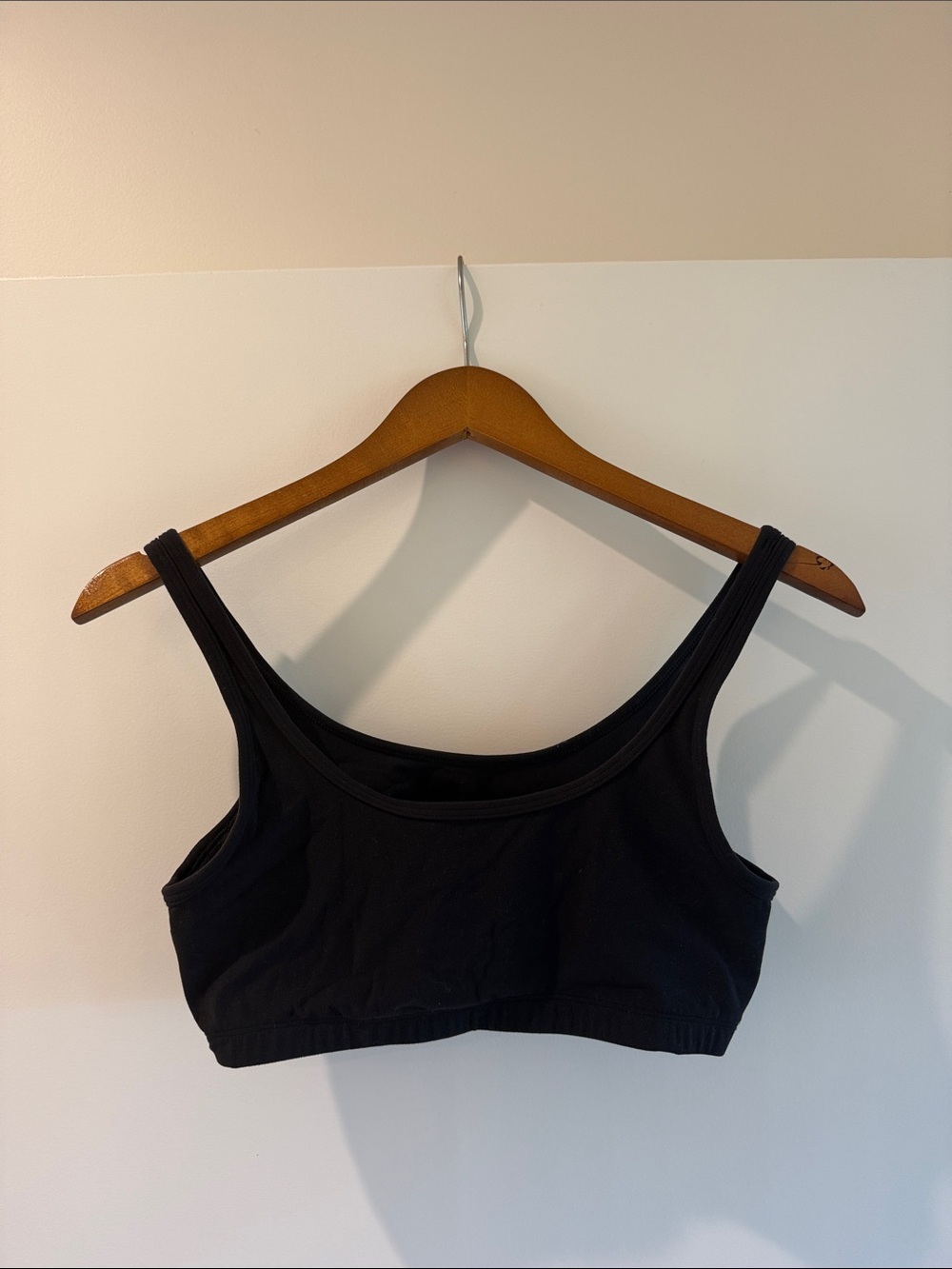 Aritzia Black Bralette - Simple Scoop Neck
